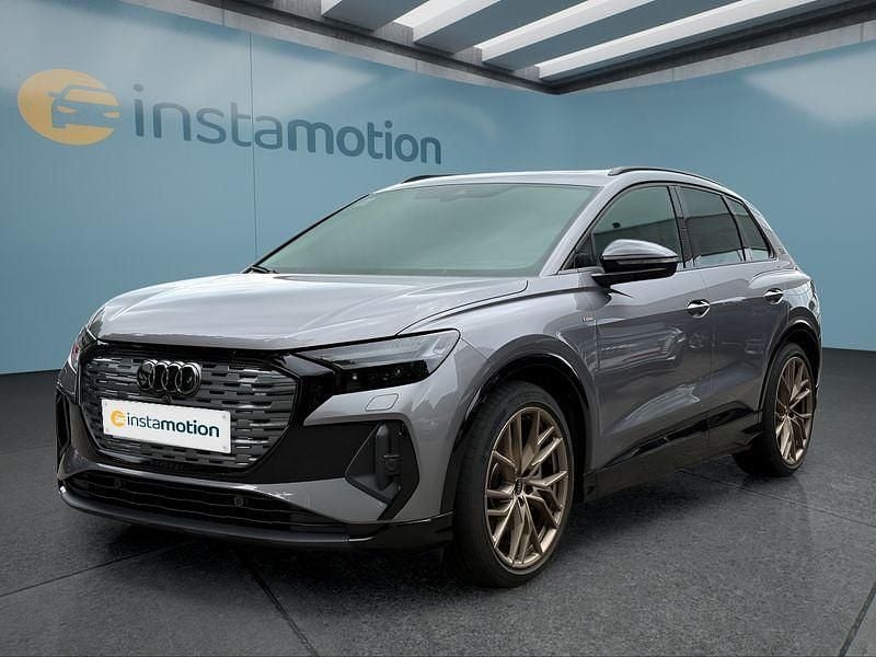 Grau Gebraucht 2023 Audi Q4 e-tron S-Line SUV | 36.799 € (Fairer Preis) - Bild 1/4