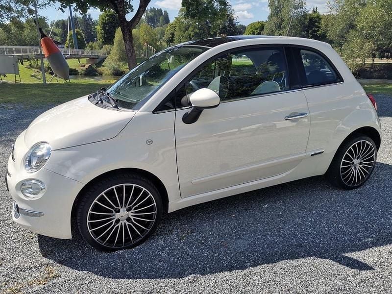 Weiß Gebraucht 2019 Fiat 500 Lounge Kleinwagen | 9.200 € (Guter Preis) - Bild 1/4
