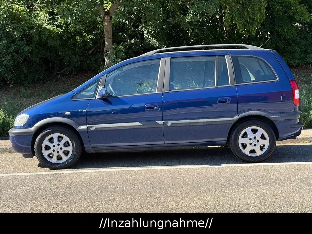 Gebraucht Opel Zafira Elegance 101 PS (74 kW) 2004 Blau Van / Kleinbus