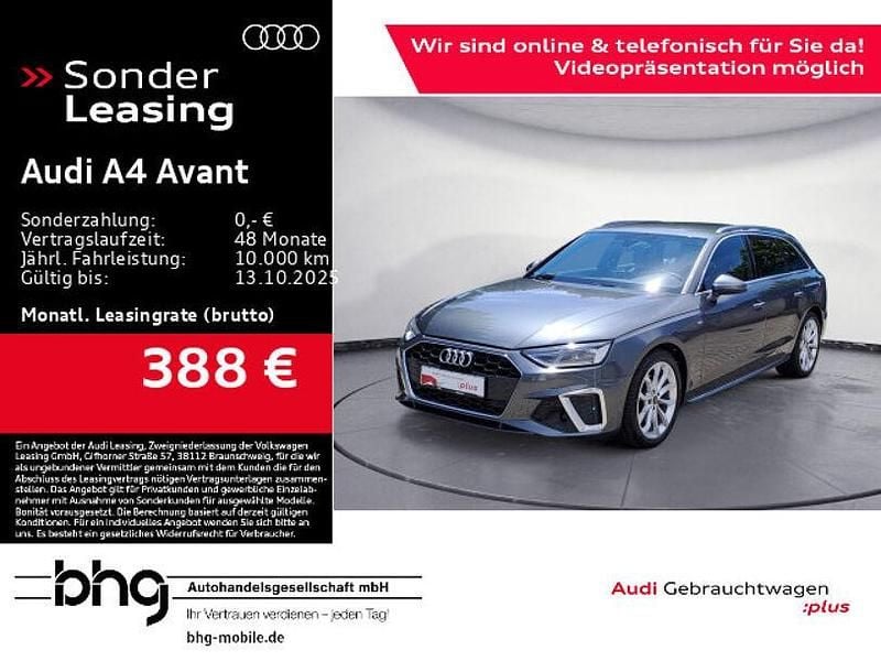 Daytonagrau perleffekt Gebraucht 2024 Audi A4 S-Line Kombi | 35.920 € (Fairer Preis) - Bild 1/4