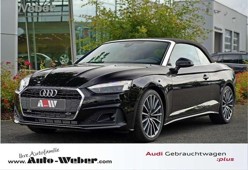 Brillantschwarz Gebraucht 2025 Audi A5 Cabriolet S-Line Cabrio | 52.490 € (Fairer Preis) - Bild 1/4