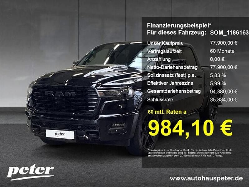 Schwarz Neu 2025 Dodge Ram Abholung | 77.900 € (Fairer Preis) - Bild 1/4