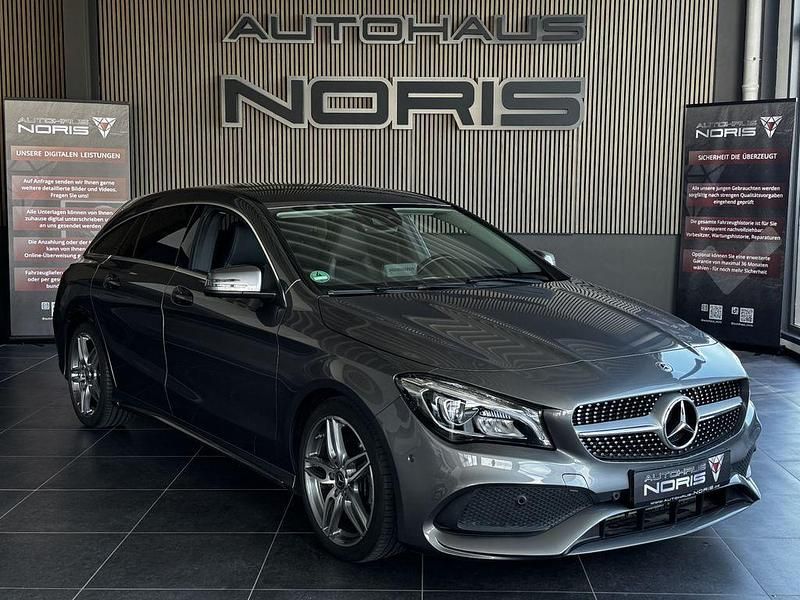 Grau Gebraucht 2018 Mercedes CLA200 Shooting Brake AMG line Kombi | 20.990 € (Fairer Preis) - Bild 1/4