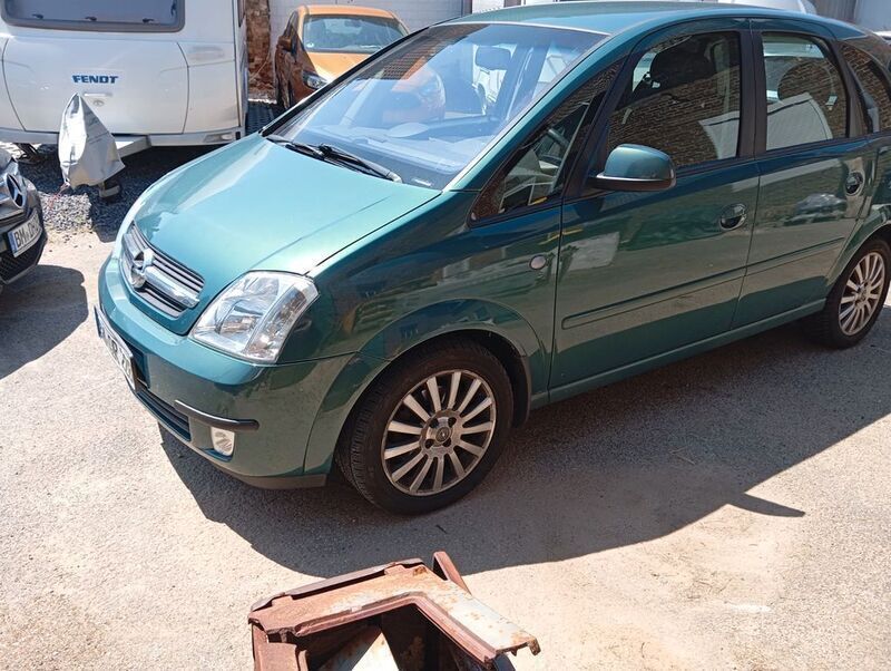 Grün Gebraucht 2003 Opel Meriva Van / Kleinbus | 800 € (Superpreis) - Bild 1/4