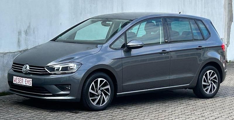 Grau Gebraucht 2017 VW Golf Sportsvan Sound Van / Kleinbus | 13.775 € (Guter Preis) - Bild 1/4