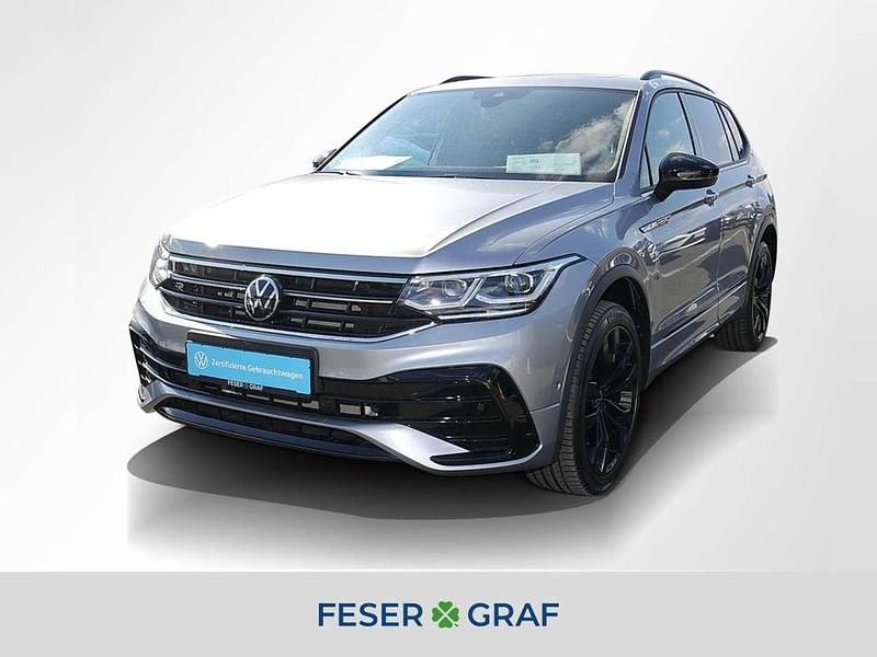 Pyritsilber metallic Gebraucht 2024 VW Tiguan Allspace R-line SUV | 42.880 € (Guter Preis) - Bild 1/2