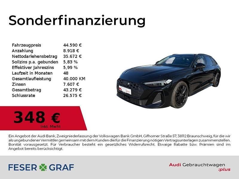 Gebraucht Audi A5 S-Line 150 PS (110 kW) 2025 Mythosschwarz metallic Kombi