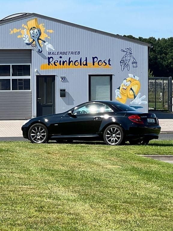 Schwarz Gebraucht 2007 Mercedes SLK200 Cabrio | 6.300 € (Fairer Preis) - Bild 1/4