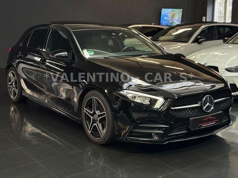 Gebraucht Mercedes A180 AMG line 136 PS (100 kW) 2019 Schwarz Limousine