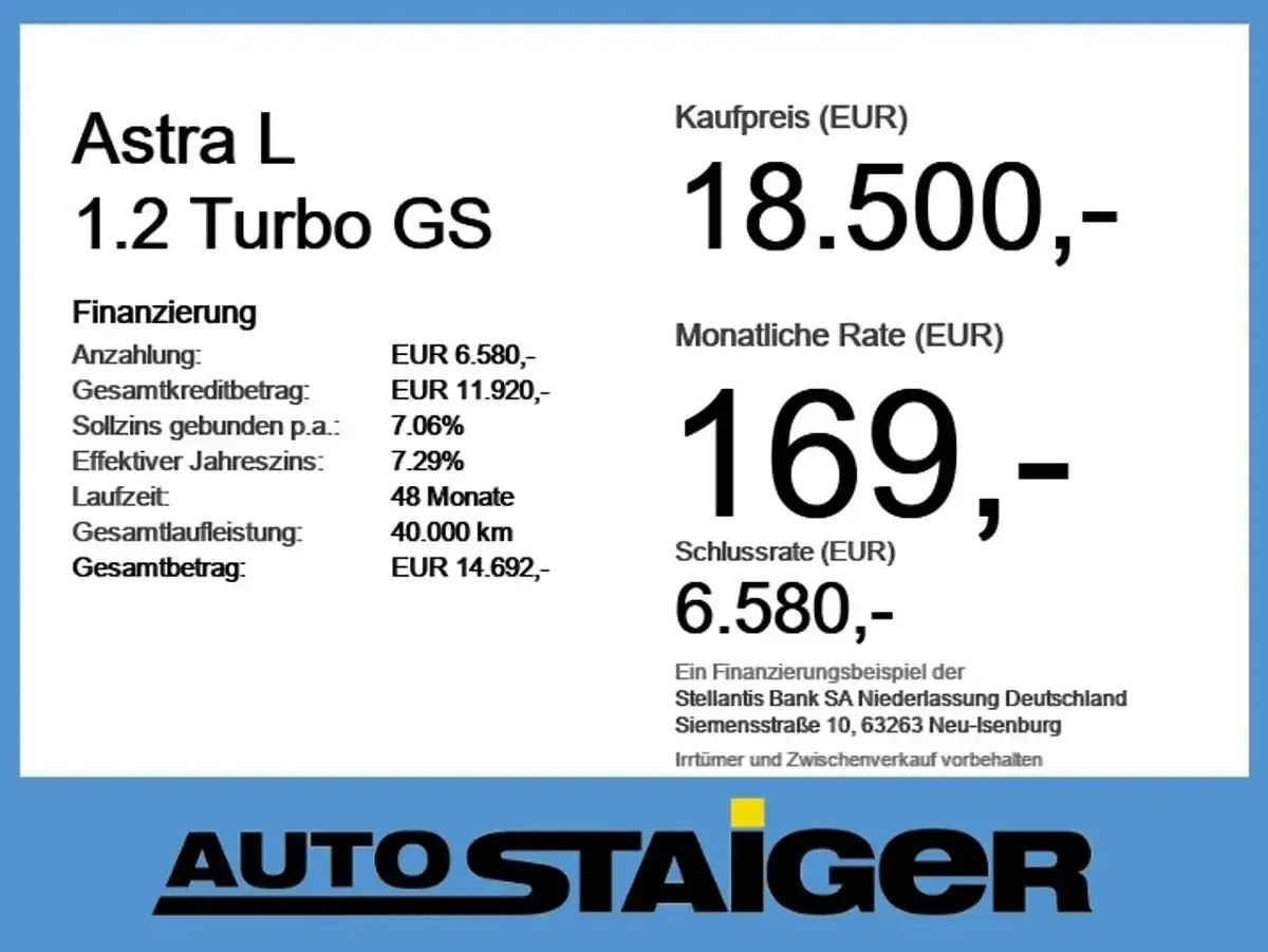 Gebraucht Opel Astra 131 PS (96 kW) 2024 Diamant schwarz Kleinwagen