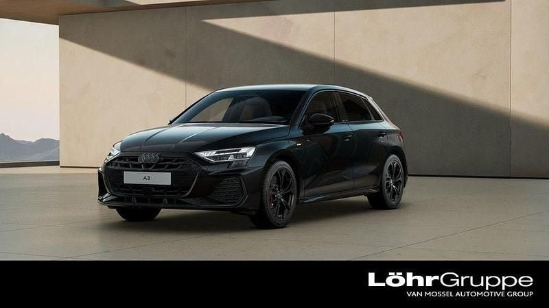 Schwarz Neu 2025 Audi A3 Sportback e-tron S-Line Kleinwagen | 46.890 € (Guter Preis) - Bild 1/4