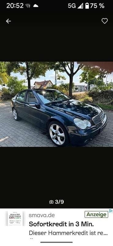 Gebraucht Mercedes C240 Classic 170 PS (125 kW) 2003 Blau Limousine