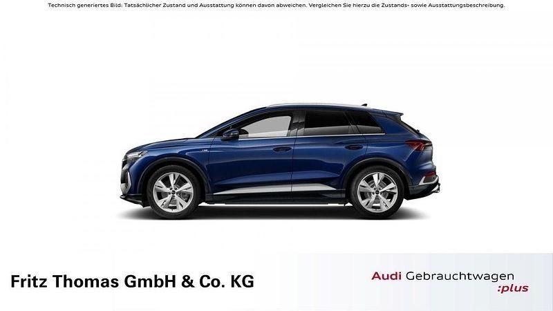 Gebraucht Audi Q4 e-tron S-Line 194 kW (265 PS) 2022 Blau SUV