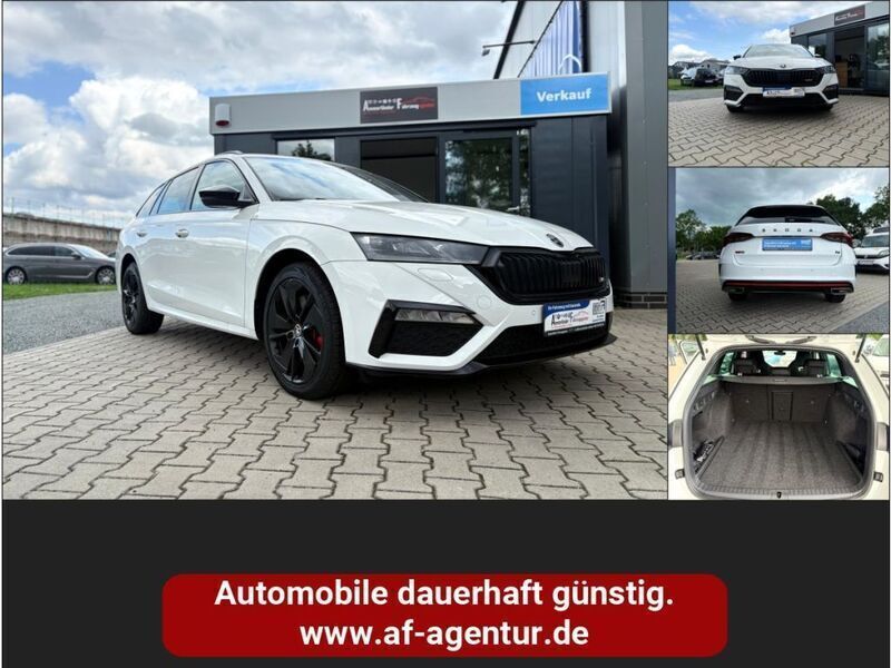 Candyweiß uni Gebraucht 2023 Skoda Octavia RS Kombi | 30.973 € (Fairer Preis) - Bild 1/4