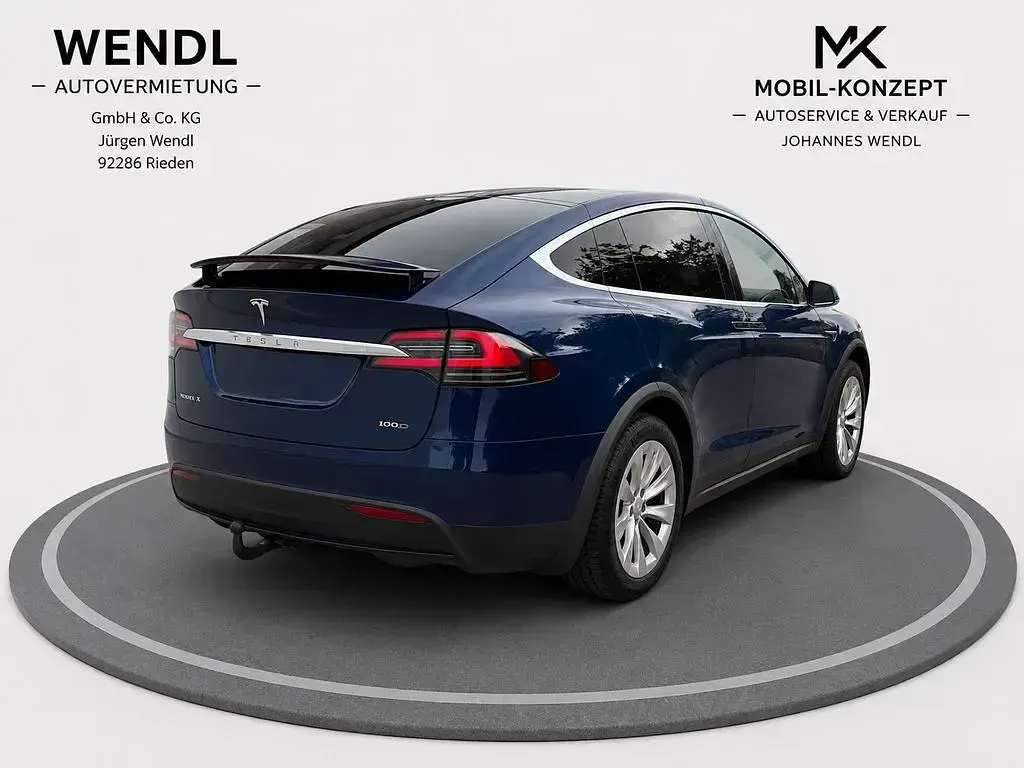 Gebraucht Tesla Model X 386 kW (525 PS) 2018 Blau SUV
