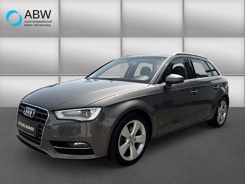 Grau Gebraucht 2014 Audi A3 Sportback Ambition Limousine | 11.980 € (Fairer Preis) - Bild 1/4