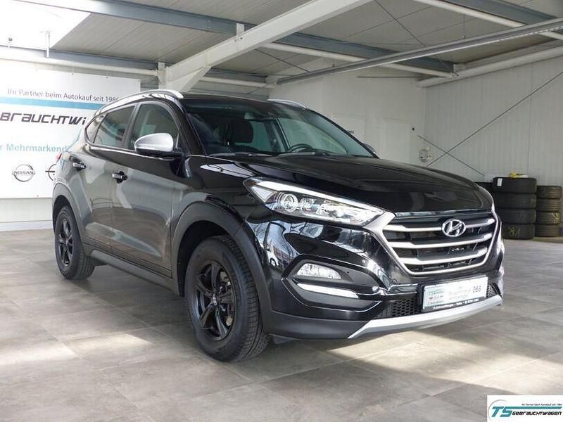 Schwarz Gebraucht 2017 Hyundai Tucson SUV | 14.490 € (Etwas zu teuer) - Bild 1/4