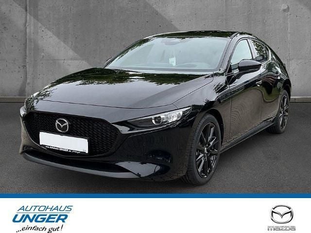 Jet black Neu 2025 Mazda 3 Homura-Line Limousine | 25.990 € - Bild 1/4