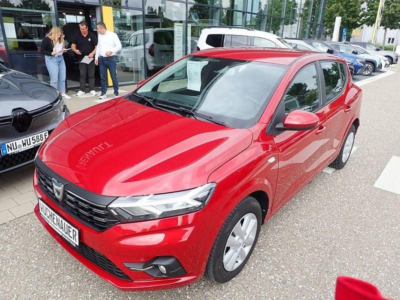 Rot Gebraucht 2022 Dacia Sandero Kleinwagen | 12.450 € (Superpreis) - Bild 1/4