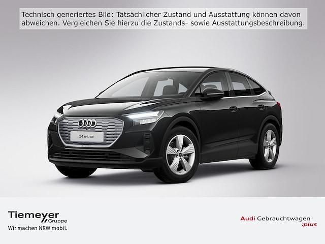 Mythosschwarz metallic Gebraucht 2022 Audi Q4 Sportback e-tron Comfort SUV | 26.280 € (Fairer Preis) - Bild 1/4