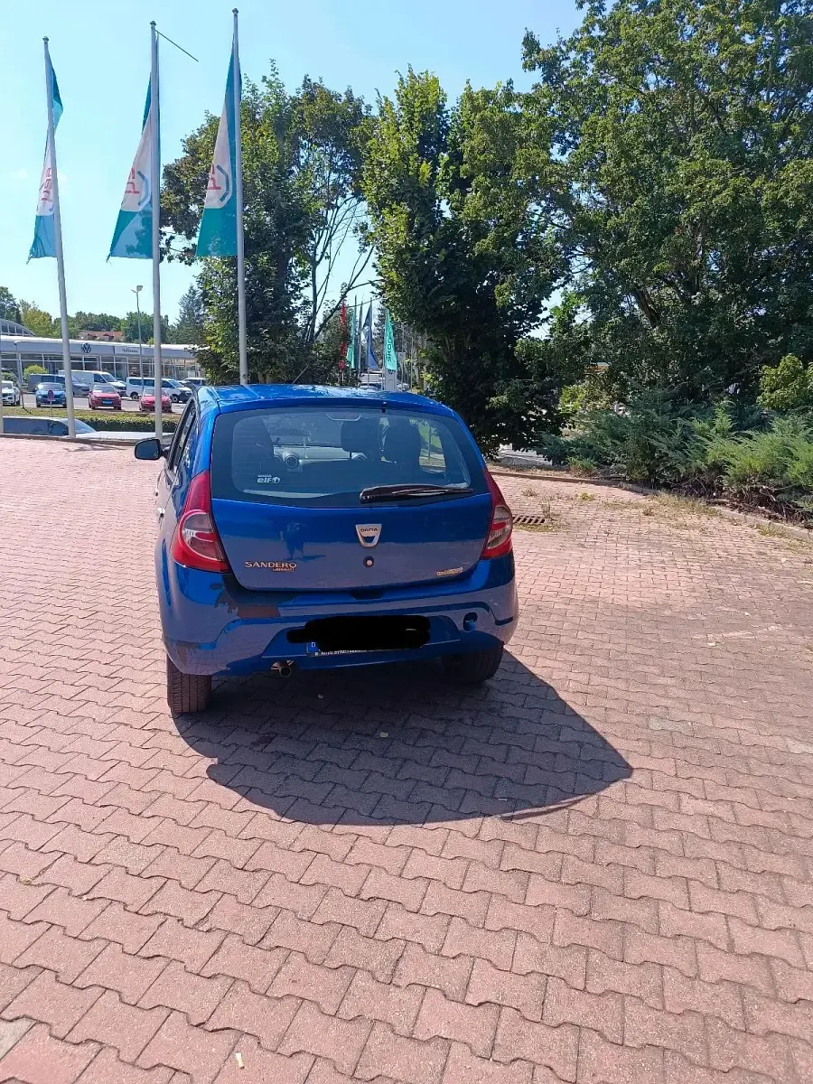 Gebraucht Dacia Sandero 87 PS (63 kW) 2010 Blau Kleinwagen