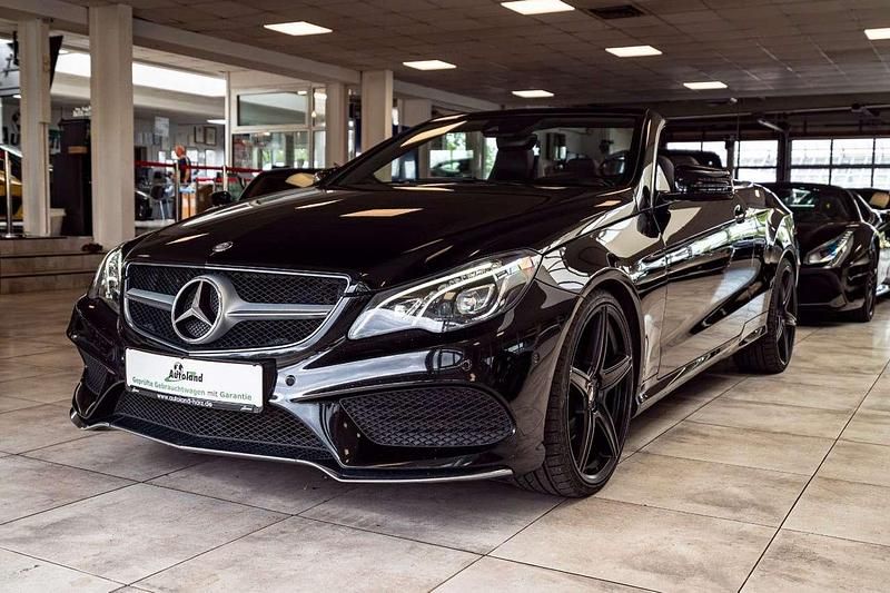 Schwarz Gebraucht 2014 Mercedes E350 AMG Cabrio | 27.400 € (Teuer) - Bild 1/3
