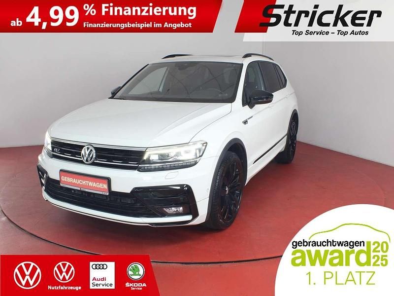 Pure white Gebraucht 2021 VW Tiguan Allspace Style SUV | 37.949 € (Fairer Preis) - Bild 1/4