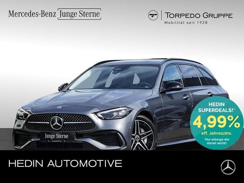 Grau Gebraucht 2022 Mercedes C220 AMG Kombi | 38.890 € (Teuer) - Bild 1/4