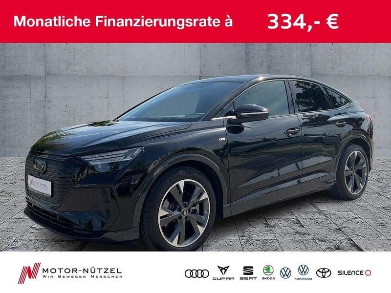 Mythosschwarz metallic Gebraucht 2022 Audi Q4 Sportback e-tron Ambiente SUV | 35.660 € (Guter Preis) - Bild 1/4