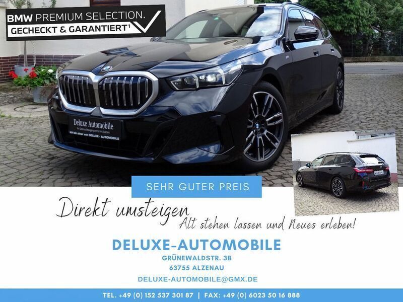 Schwarz Gebraucht 2024 BMW 520 M Sport Kombi | 49.950 € (Superpreis) - Bild 1/4