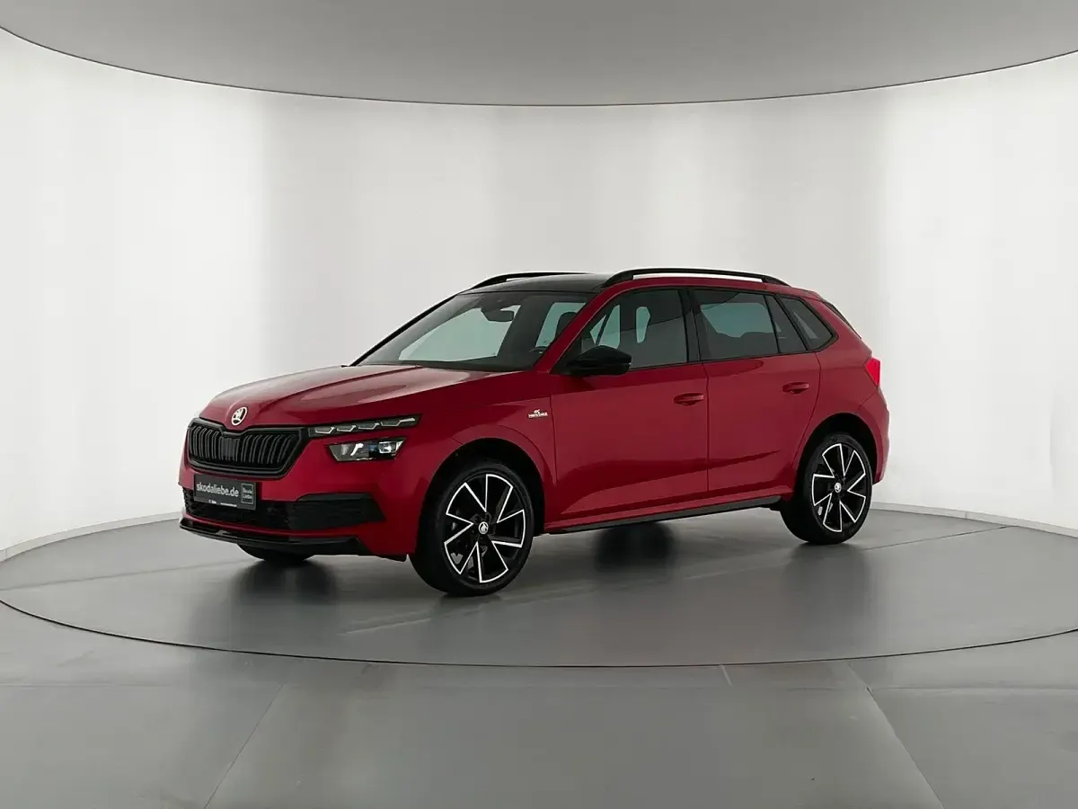 Gebraucht Skoda Kamiq Monte Carlo 110 PS (80 kW) 2022 Velvetrot metallic SUV