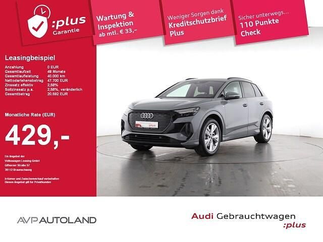 Kieselgrau Gebraucht 2024 Audi Q4 e-tron Advanced SUV | 47.625 € (Fairer Preis) - Bild 1/2