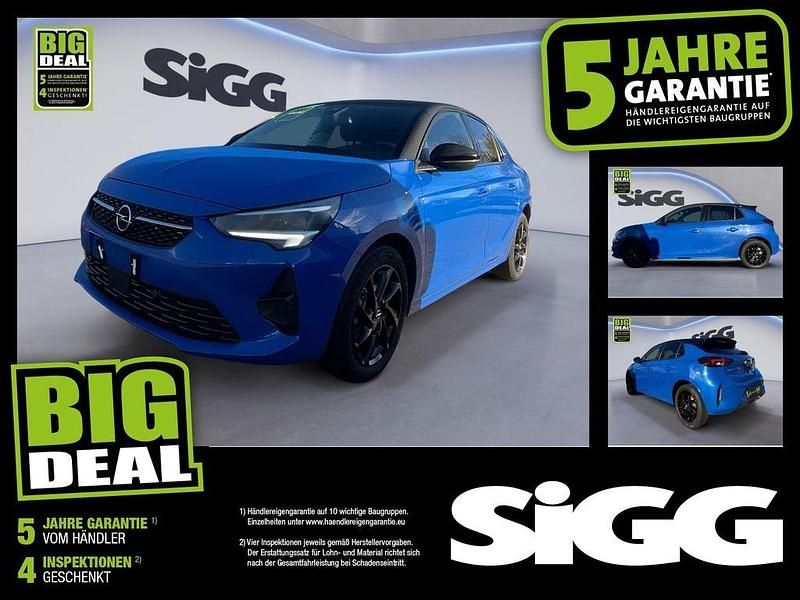 Perl blau/voltaik blau (metallic) Gebraucht 2022 Opel Corsa GS Line Kleinwagen | 16.480 € (Fairer Preis) - Bild 1/4