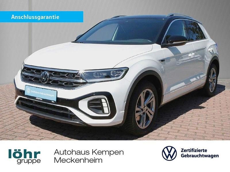 Pure white Gebraucht 2024 VW T-Roc R-line SUV | 30.950 € (Superpreis) - Bild 1/3
