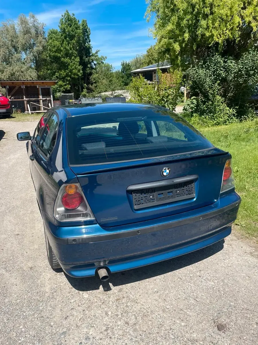 Gebraucht BMW 316 Compact 2002 Blau Kleinwagen