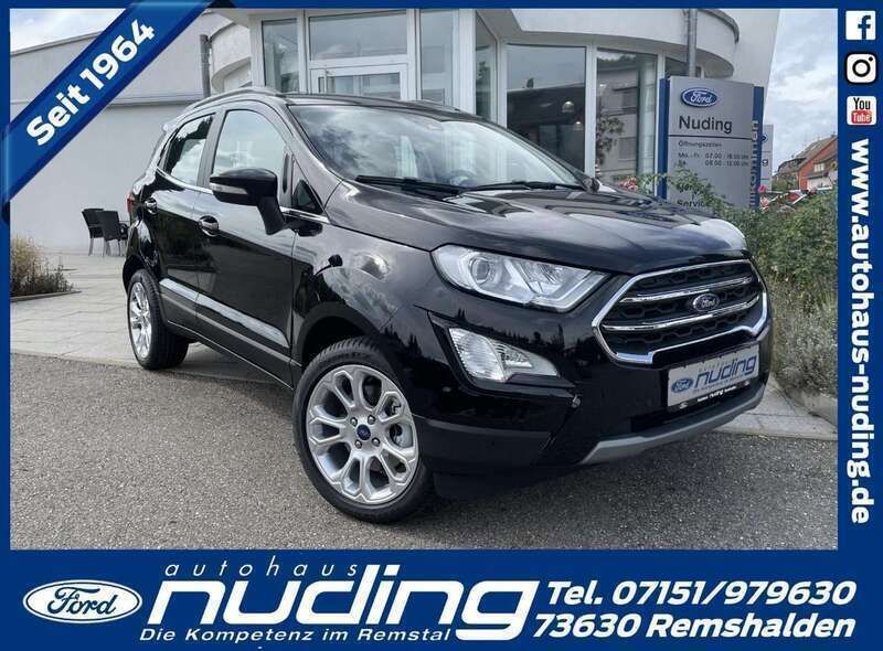 Obsidianschwarz Gebraucht 2022 Ford Ecosport Titanium SUV | 26.890 € - Bild 1/4