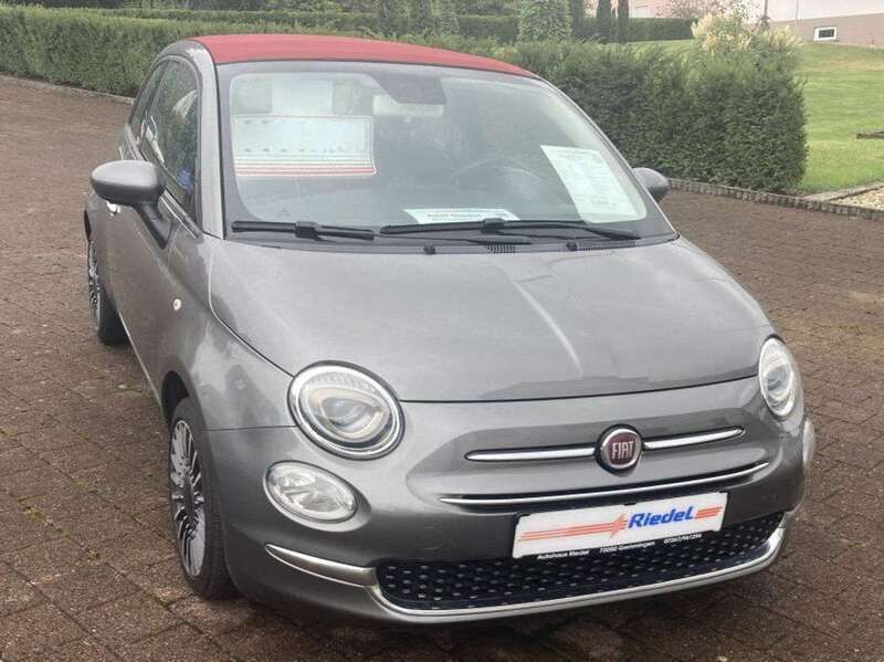 Colore esterno (pompei grau) Gebraucht 2018 Fiat 500C Lounge Cabrio | 8.900 € (Guter Preis) - Bild 1/4