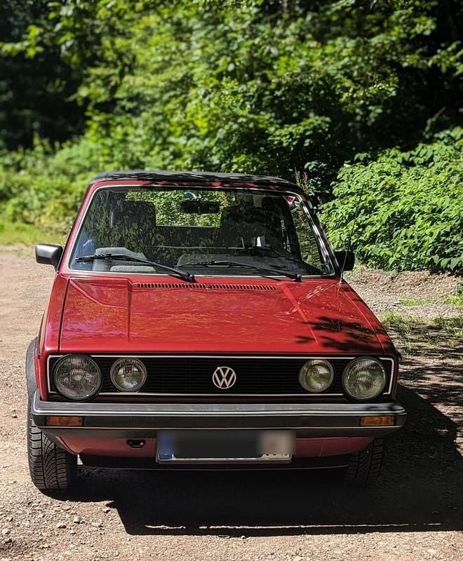 Gebraucht VW Golf Cabriolet 75 PS (55 kW) 1985 Rot Cabrio