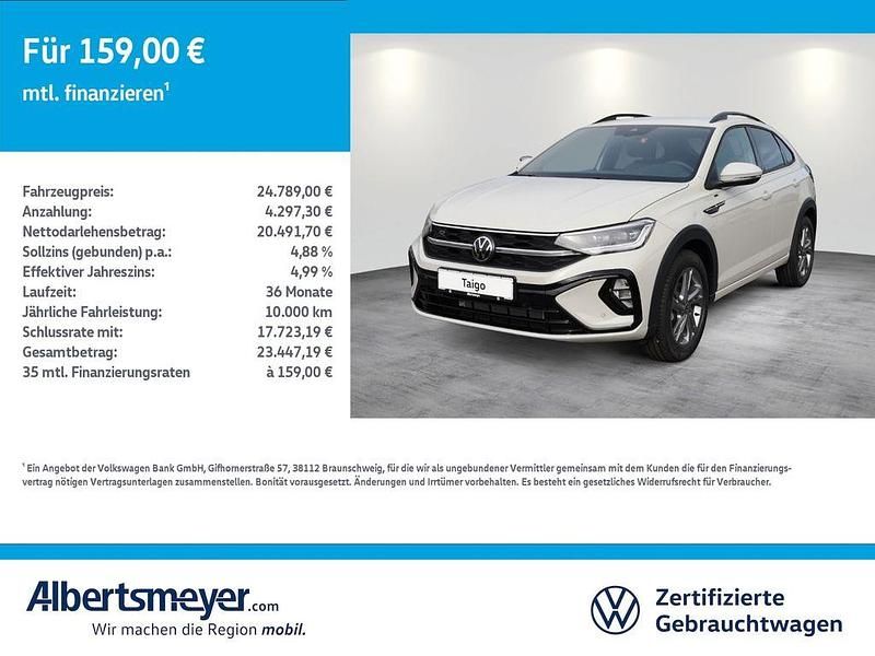 Grau Gebraucht 2024 VW Taigo R-line SUV | 24.789 € (Etwas zu teuer) - Bild 1/4