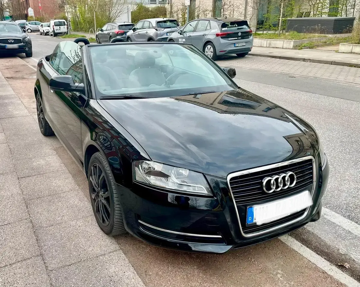 Brugt Audi A3 Cabriolet 105 HK (77 kW) 2012 Sort Cabriolet