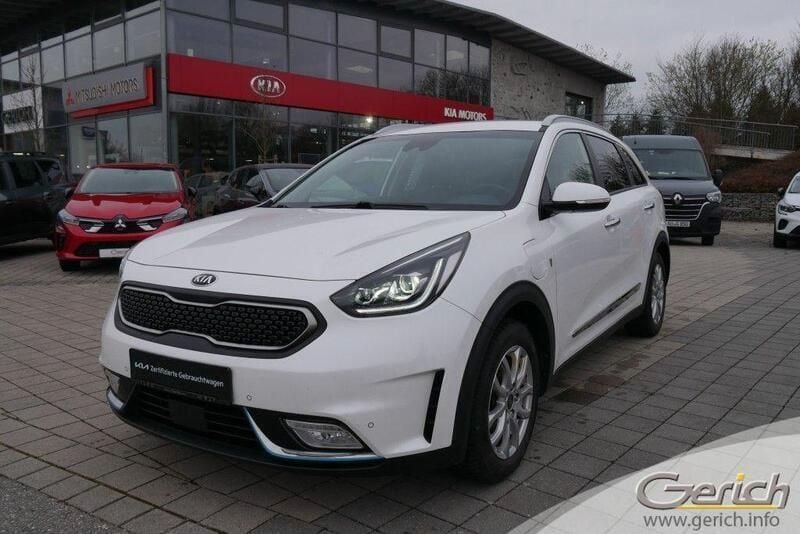 Snow white pearl Gebraucht 2018 Kia Niro Spirit SUV | 16.990 € (Fairer Preis) - Bild 1/4