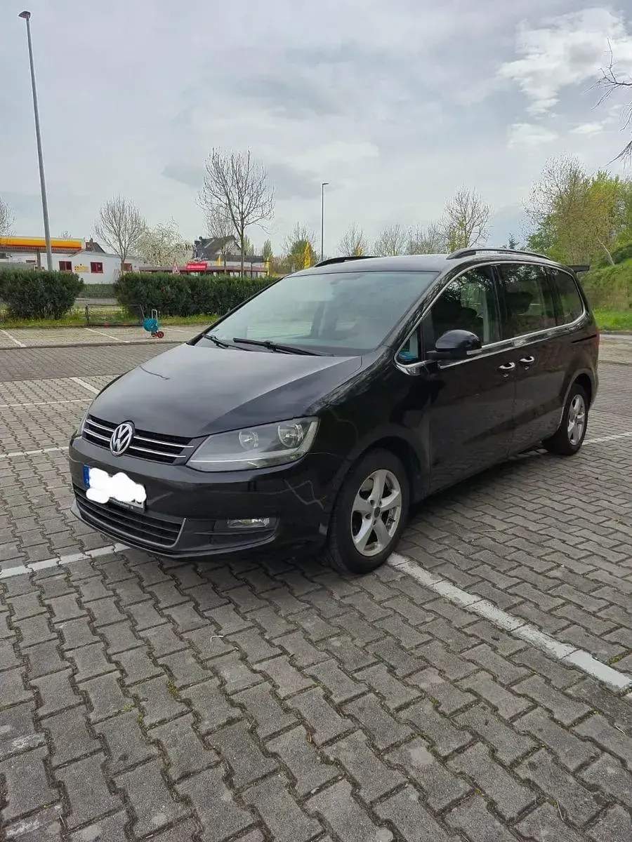 Brugt VW Sharan Trendline 140 HK (102 kW) 2010 Sort MPV