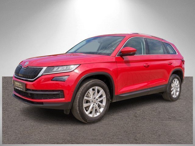 Velvet rot metallic Gebraucht 2019 Skoda Kodiaq Style SUV | 28.860 € (Guter Preis) - Bild 1/4