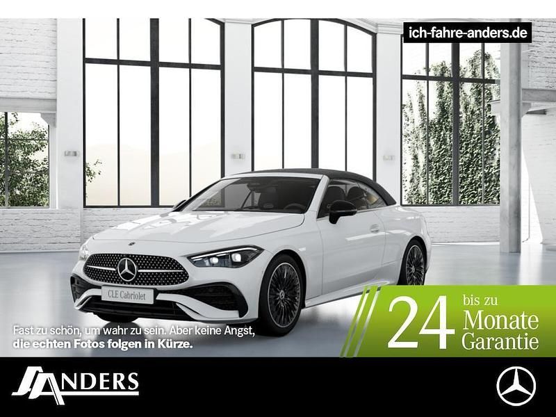 Polarweiss Gebraucht 2025 Mercedes CLE200 AMG Cabrio | 62.750 € - Bild 1/2