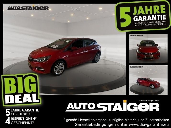 Chili rot Gebraucht 2020 Opel Astra Edition Limousine | 12.990 € (Guter Preis) - Bild 1/4