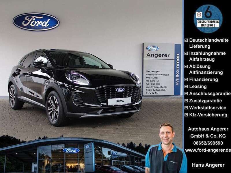 Agate black metallic Gebraucht 2024 Ford Puma Titanium SUV | 23.990 € (Guter Preis) - Bild 1/4