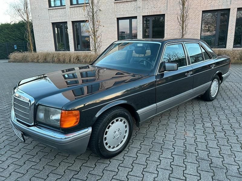 Schwarz Gebraucht 1988 Mercedes 420 SE Limousine | 19.900 € - Bild 1/4