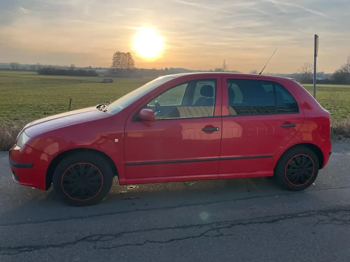 Gebraucht Skoda Fabia 75 PS (55 kW) 2006 Rot Kleinwagen