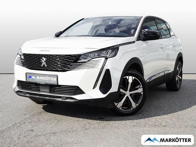 Weiss Gebraucht 2021 Peugeot 3008 Allure SUV | 21.350 € (Fairer Preis) - Bild 1/4