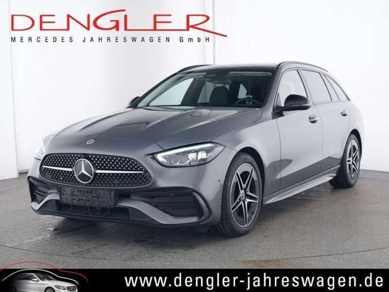 Selenitgrau metallic Gebraucht 2024 Mercedes C200 Advanced Plus Kombi | 38.690 € (Fairer Preis) - Bild 1/4